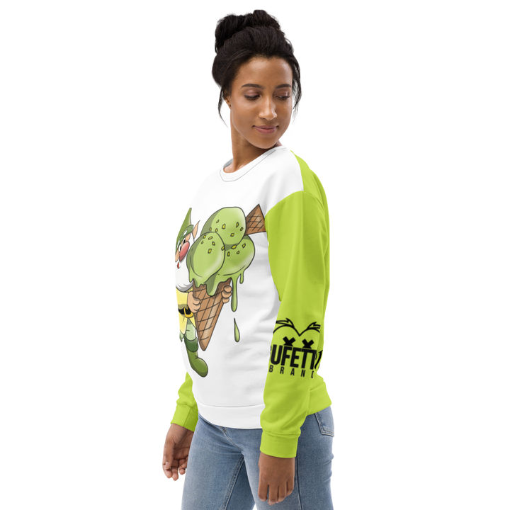 Felpa unisex Uomo/Donna PISTACCHIOLO - Gufetto Brand 