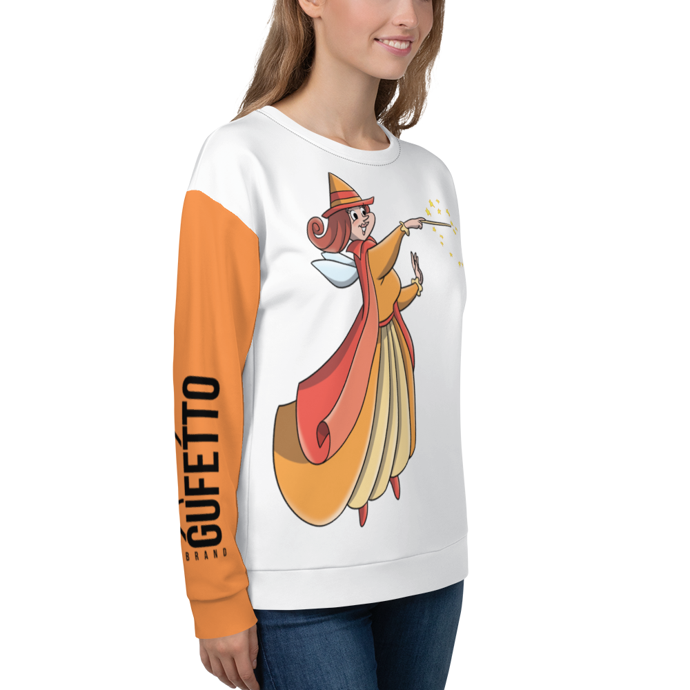 Felpa unisex Uomo/Donna Fatina Ignorante Mai 'na Gioia - Gufetto Brand 