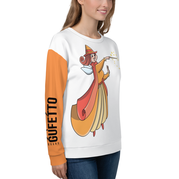 Felpa unisex Uomo/Donna Fatina Ignorante Mai 'na Gioia - Gufetto Brand 