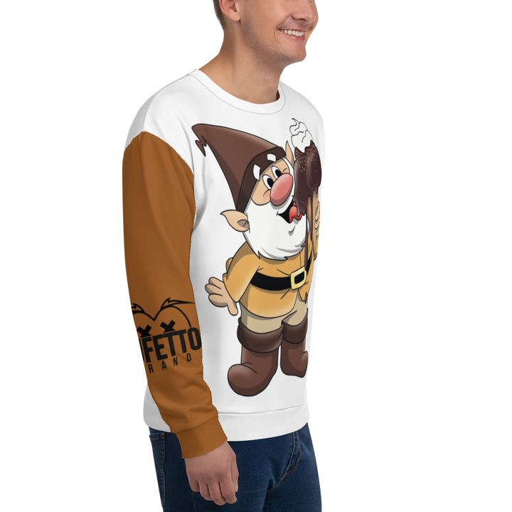 Felpa unisex Uomo/Donna Cioccolatolo - Gufetto Brand 