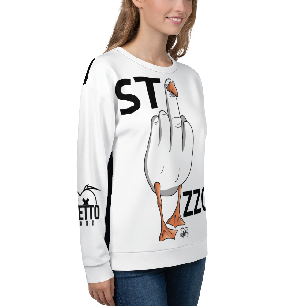 Felpa unisex Uomo/Donna Oca Dito - Gufetto Brand 