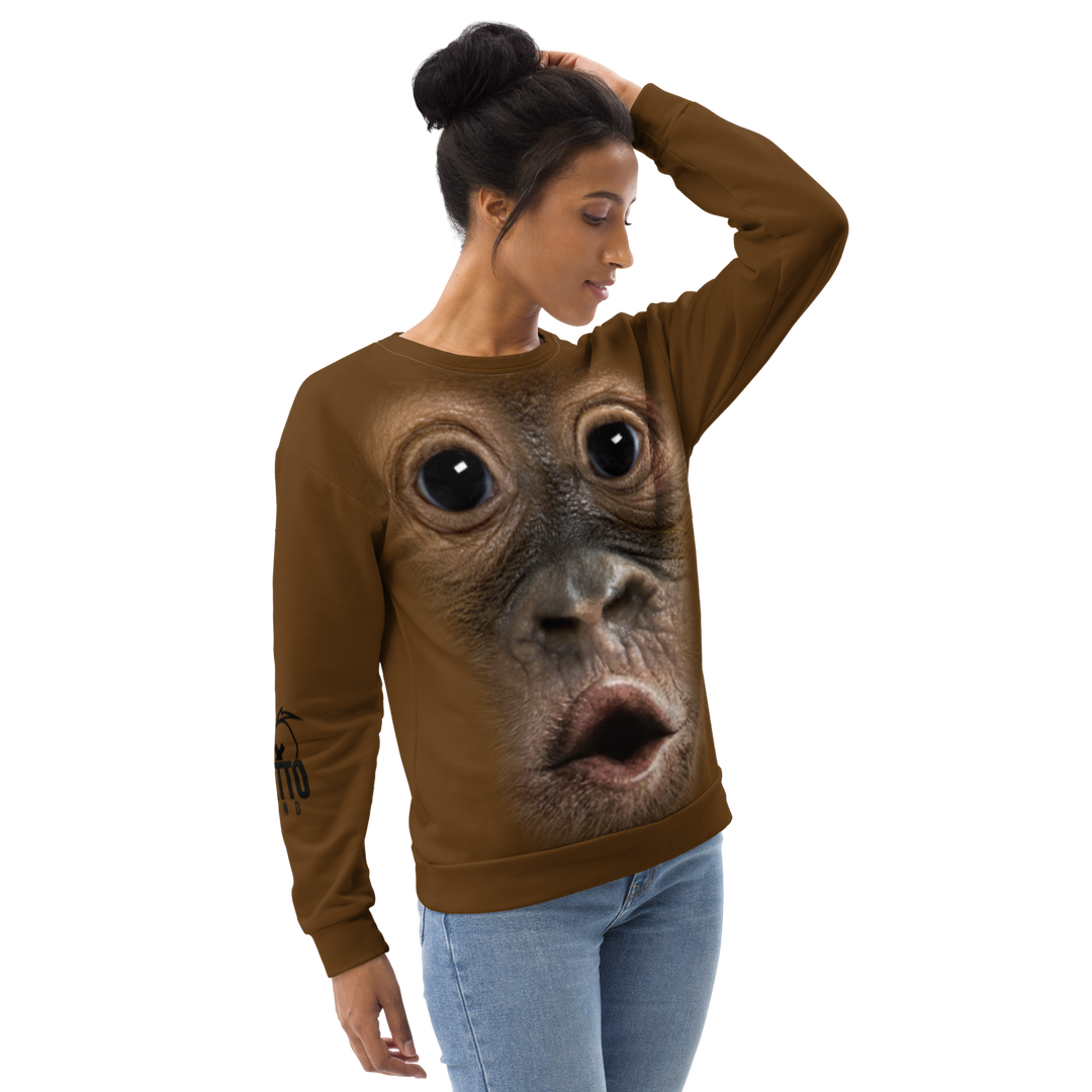 Felpa unisex Uomo/Donna Gorilla - Gufetto Brand 