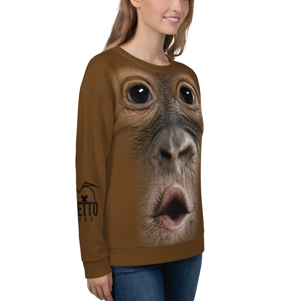 Felpa unisex Uomo/Donna Gorilla - Gufetto Brand 