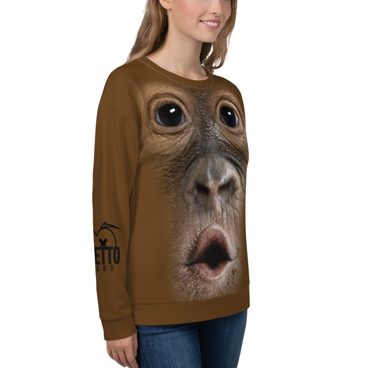 Felpa unisex Uomo/Donna Gorilla - Gufetto Brand 