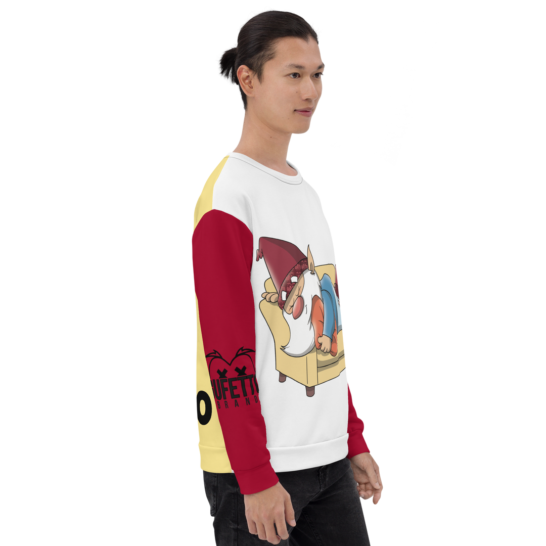 Felpa unisex Uomo/Donna DIVANOLO TWO - Gufetto Brand 