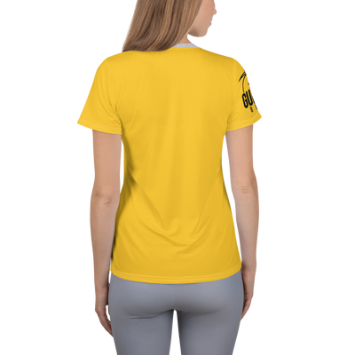 Maglietta sportiva donna con stampa all-over BIRRA - Gufetto Brand 