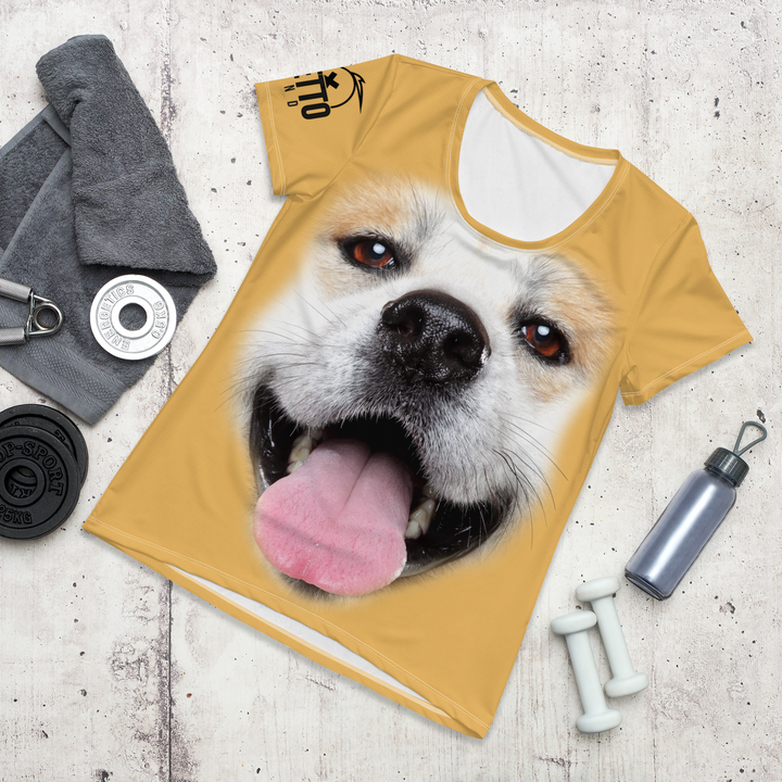 Maglietta sportiva donna Akita Inu - Gufetto Brand 