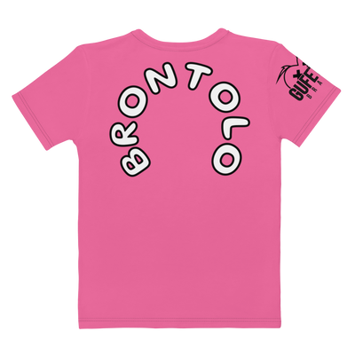 T-shirt donna Brontolo Face Pink Edition - Gufetto Brand 