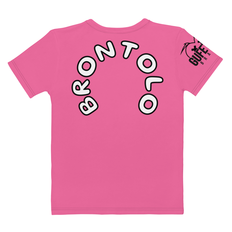 T-shirt donna Brontolo Face Pink Edition - Gufetto Brand 