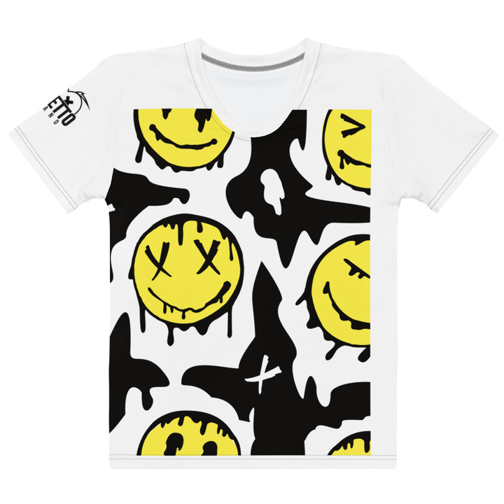 T-shirt donna Smile Face - Gufetto Brand 