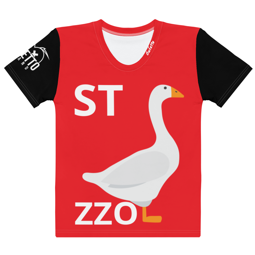 T-shirt donna Oca Red Edition - Gufetto Brand 