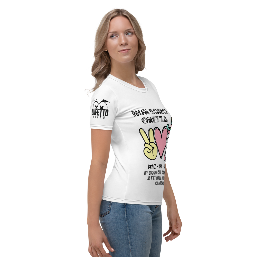 T-shirt donna Grezza - Gufetto Brand 