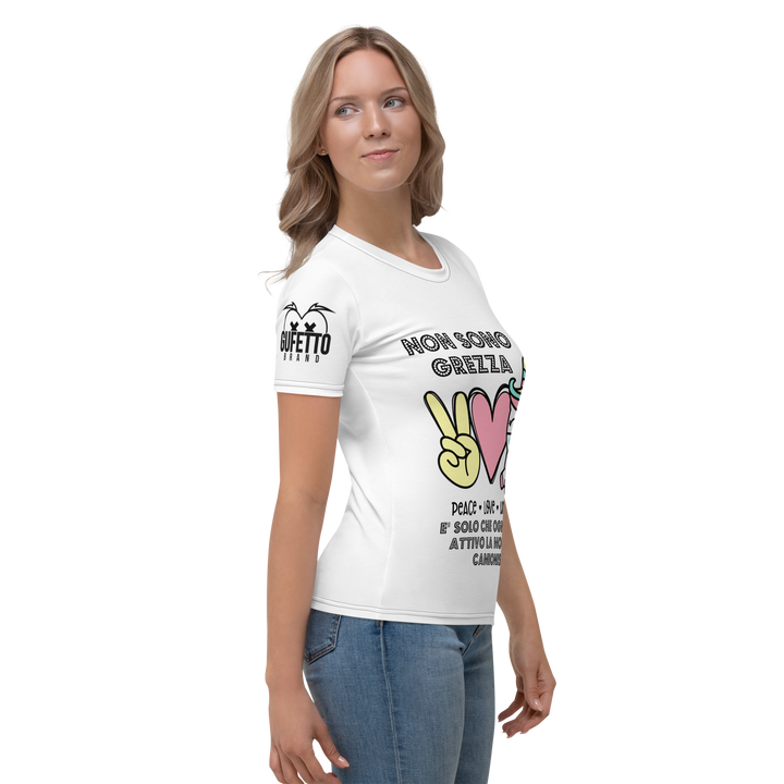T-shirt donna Grezza - Gufetto Brand 