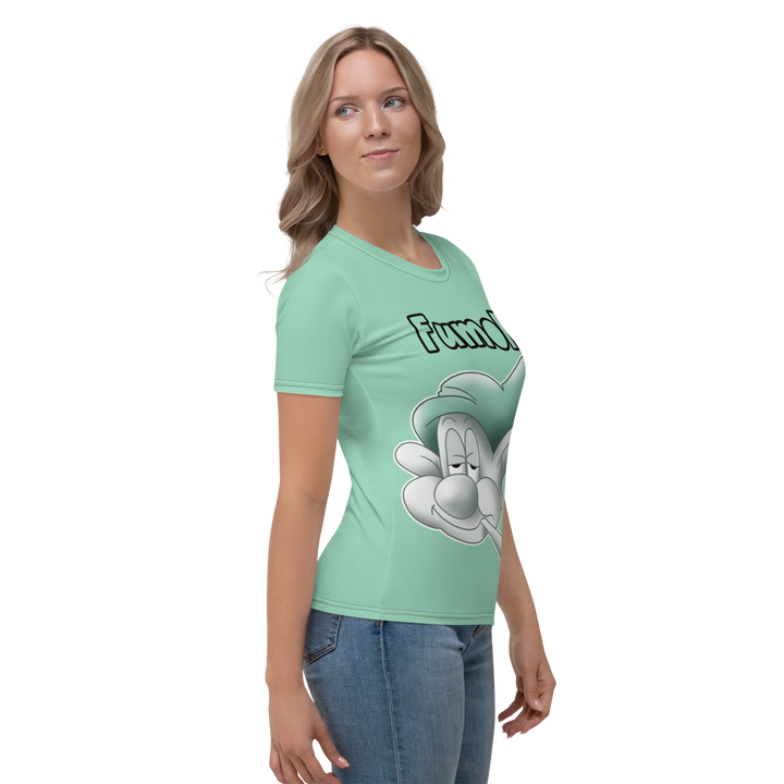 T-shirt donna Verde Fumolo - Gufetto Brand 