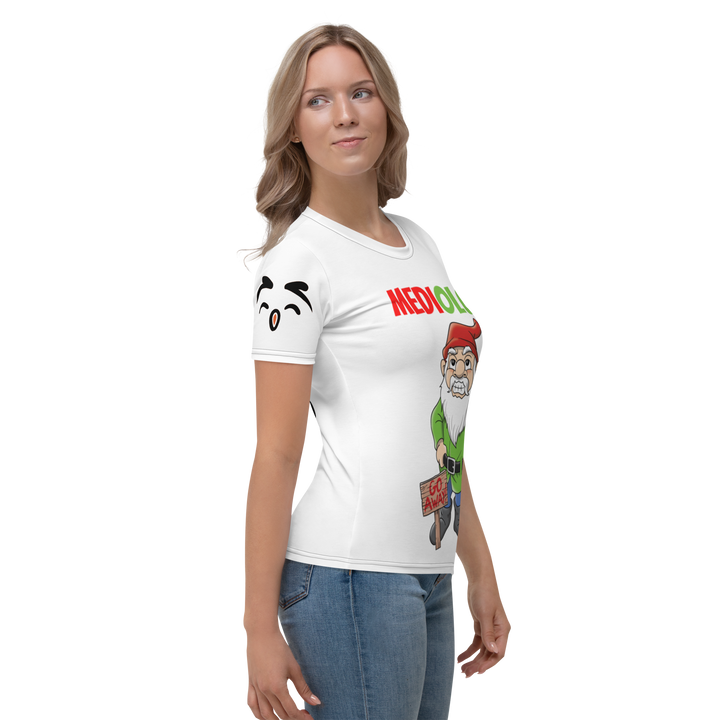 T-shirt donna Mediolo Bianca - Gufetto Brand 