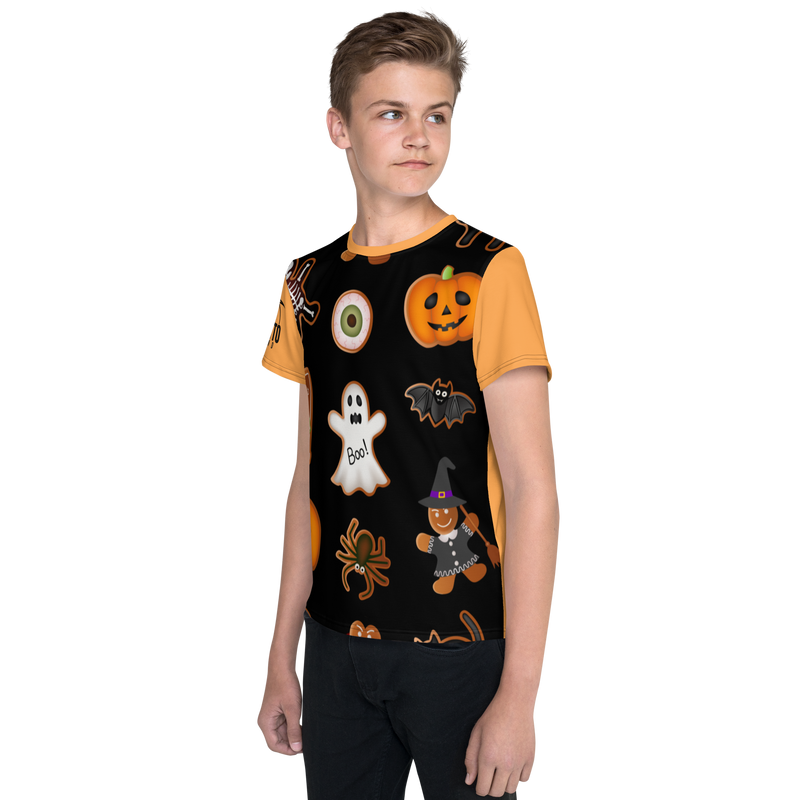 T-shirt girocollo per ragazzi Halloween - Gufetto Brand 