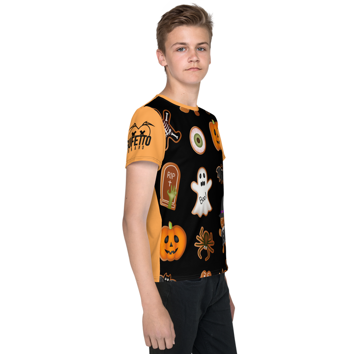 T-shirt girocollo per ragazzi Halloween - Gufetto Brand 