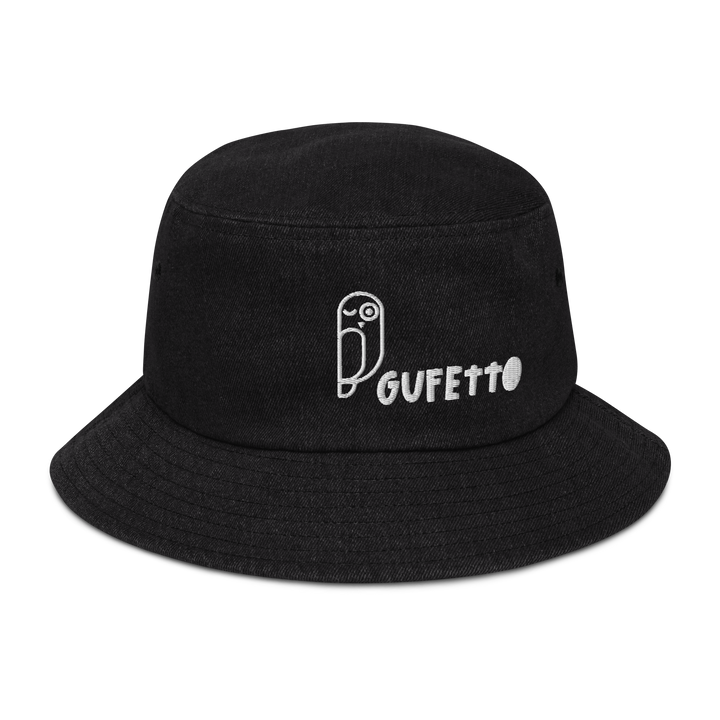 Cappello da pescatore in denim Gufetto - Gufetto Brand 