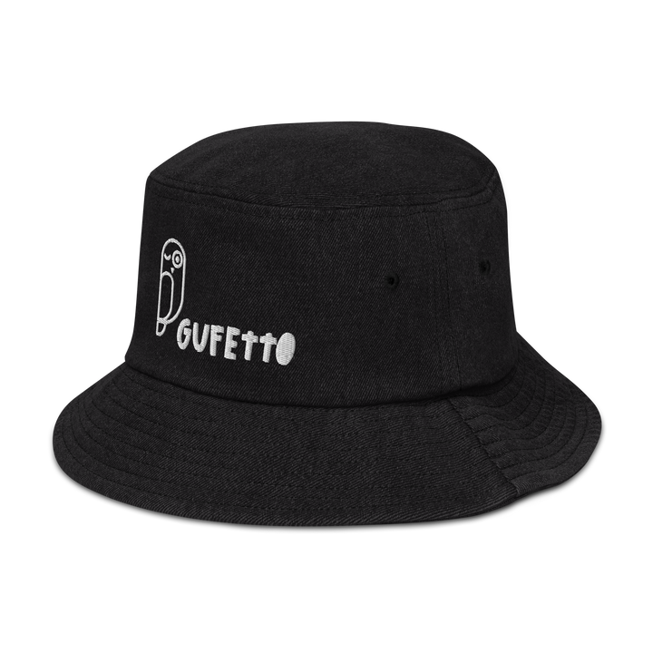 Cappello da pescatore in denim Gufetto - Gufetto Brand 