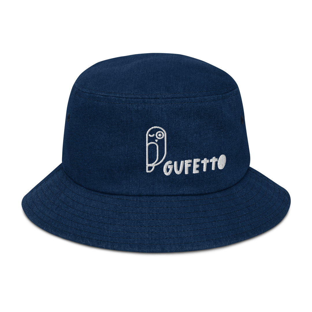 Cappello da pescatore in denim Gufetto - Gufetto Brand 