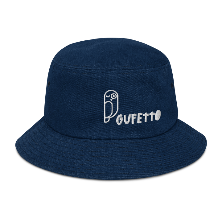 Cappello da pescatore in denim Gufetto - Gufetto Brand 