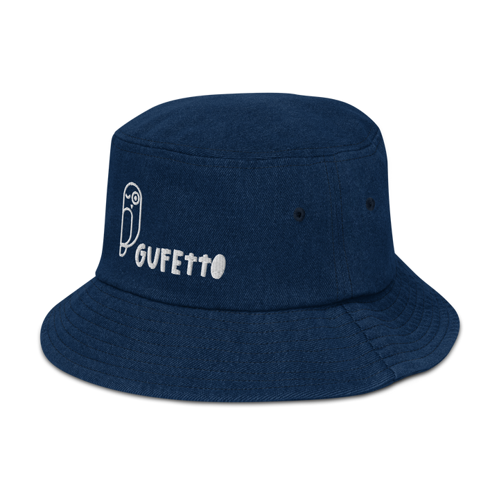 Cappello da pescatore in denim Gufetto - Gufetto Brand 