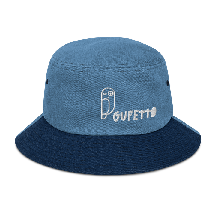Cappello da pescatore in denim Gufetto - Gufetto Brand 