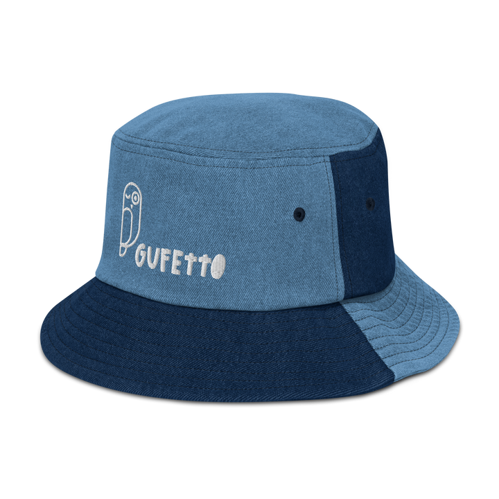 Cappello da pescatore in denim Gufetto - Gufetto Brand 