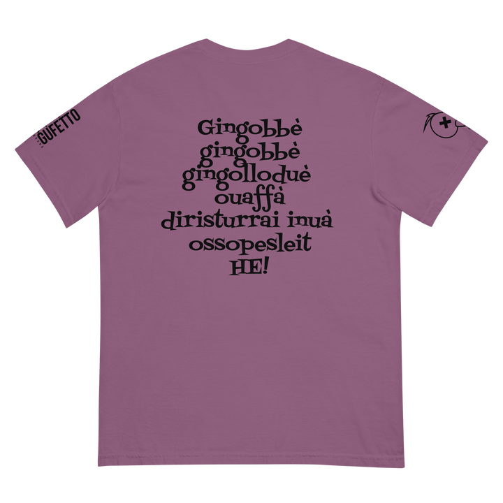 T-shirt tinta in capo in tessuto pesante uomo Gingobbè - Gufetto Brand 