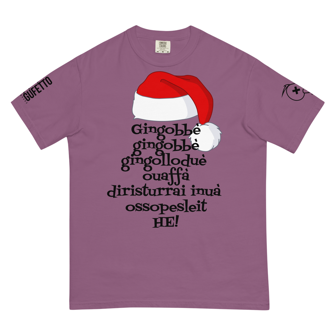 T-shirt tinta in capo in tessuto pesante uomo Gingobbè - Gufetto Brand 