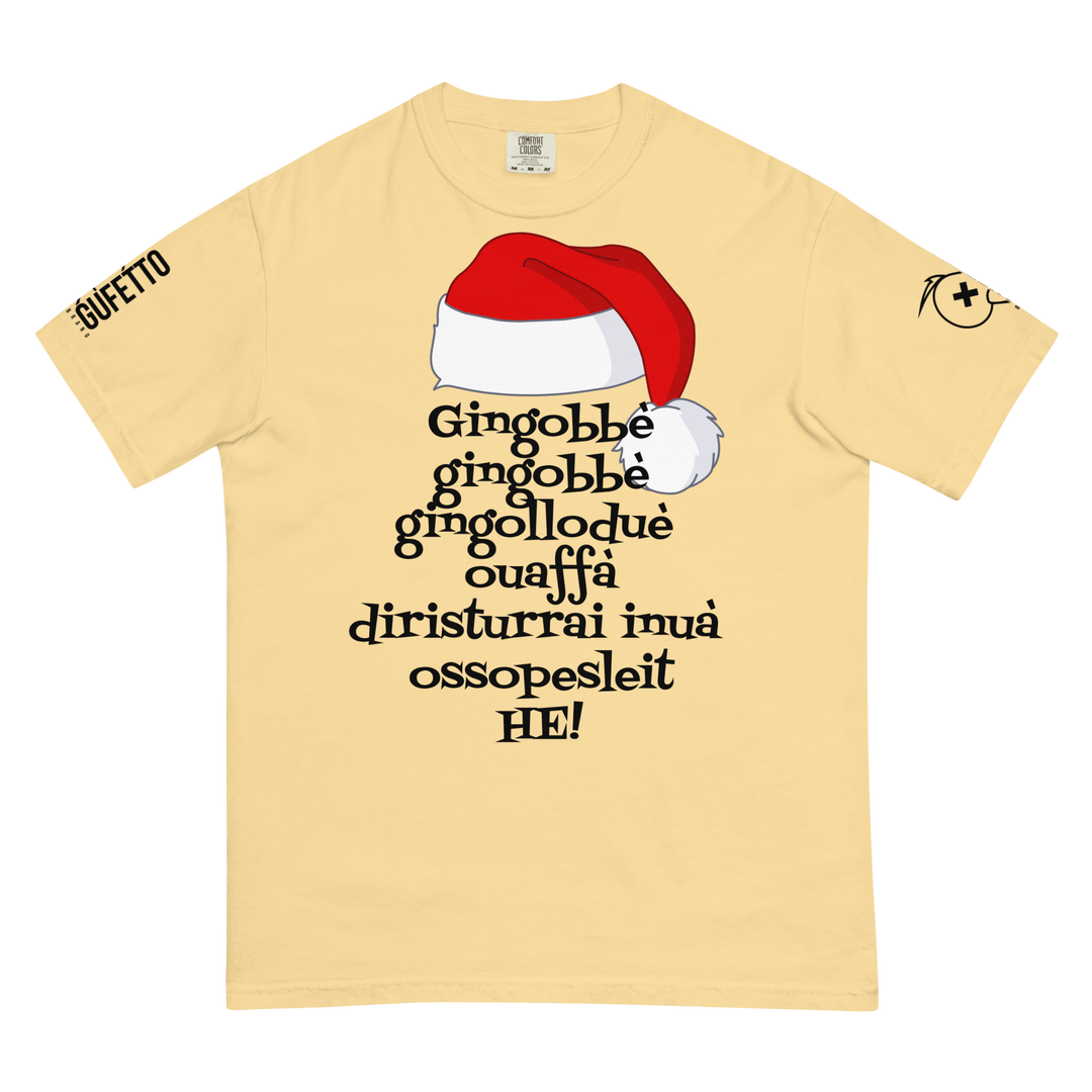 T-shirt tinta in capo in tessuto pesante uomo Gingobbè - Gufetto Brand 