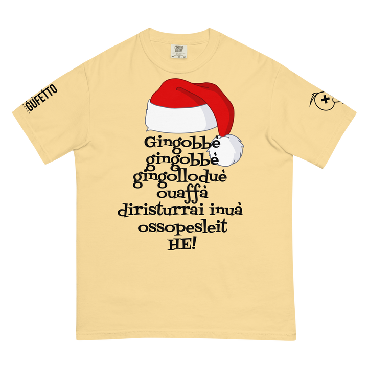 T-shirt tinta in capo in tessuto pesante uomo Gingobbè - Gufetto Brand 