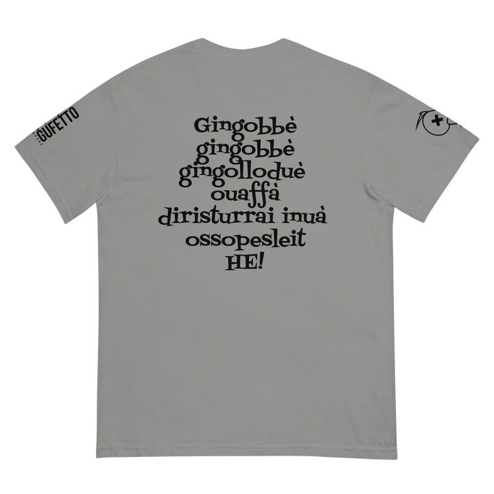 T-shirt tinta in capo in tessuto pesante uomo Gingobbè - Gufetto Brand 