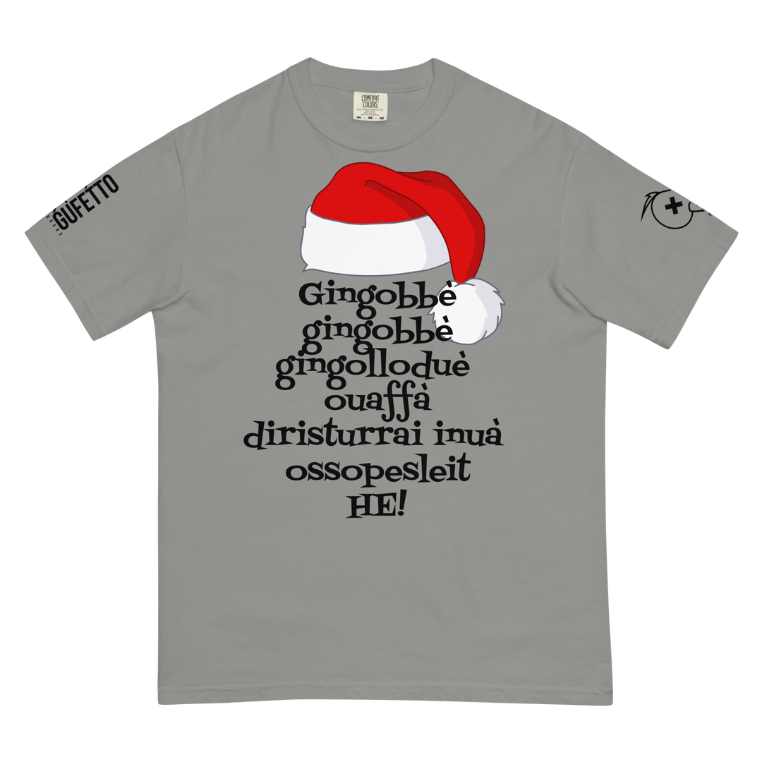 T-shirt tinta in capo in tessuto pesante uomo Gingobbè - Gufetto Brand 