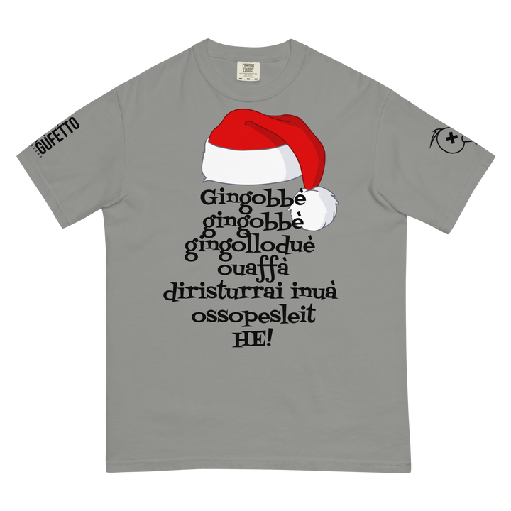 T-shirt tinta in capo in tessuto pesante uomo Gingobbè - Gufetto Brand 