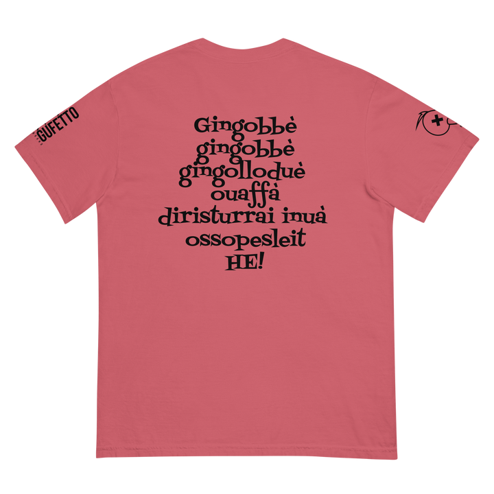 T-shirt tinta in capo in tessuto pesante uomo Gingobbè - Gufetto Brand 