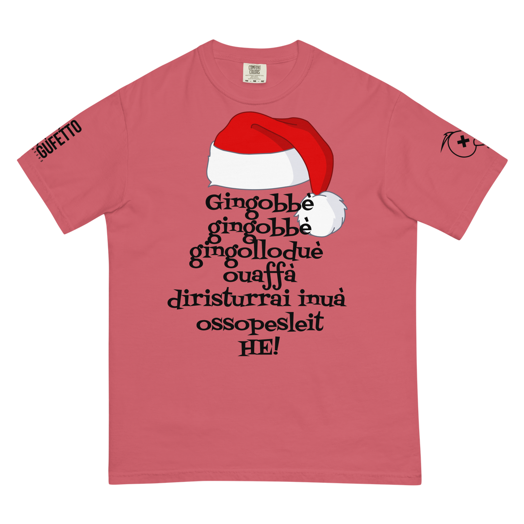 T-shirt tinta in capo in tessuto pesante uomo Gingobbè - Gufetto Brand 