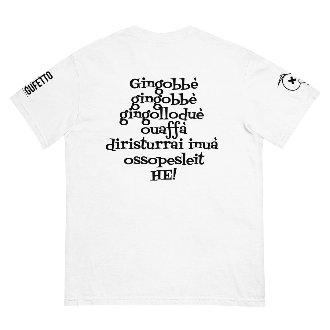 T-shirt tinta in capo in tessuto pesante uomo Gingobbè - Gufetto Brand 