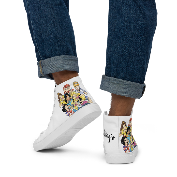 Sneakers alte in tela da uomo PRINCIPESSE 2.0 Limited Edition - Gufetto Brand 
