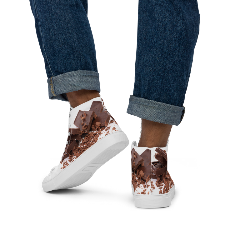 Sneakers alte in tela da uomo CHOCOLATE - Gufetto Brand 