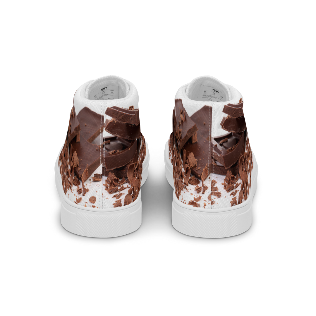Sneakers alte in tela da uomo CHOCOLATE - Gufetto Brand 