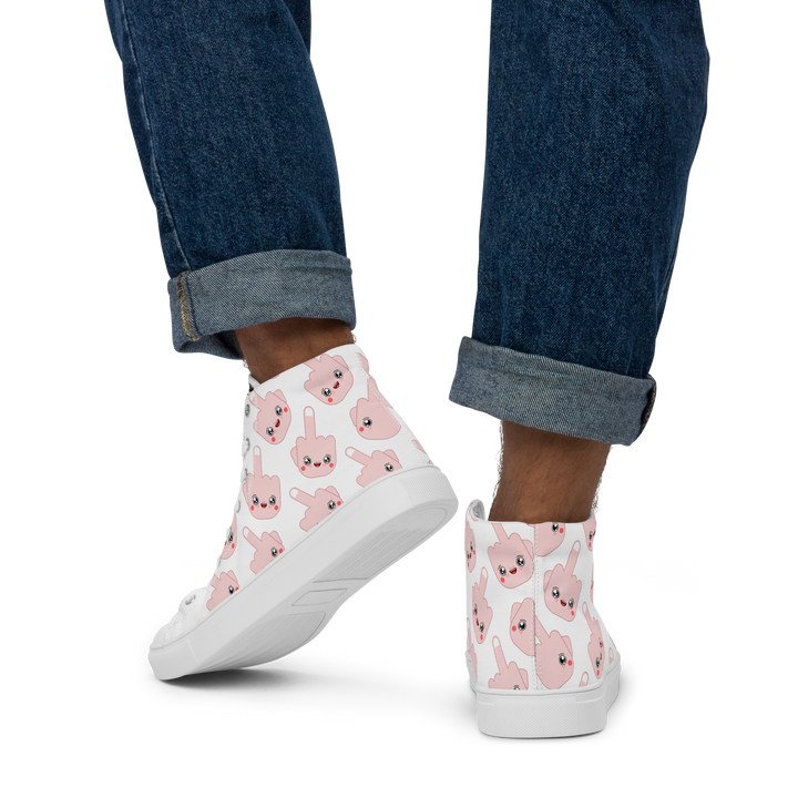 Sneakers alte in tela da uomo F*CK - Gufetto Brand 