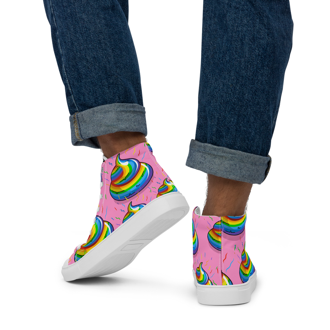Sneakers alte in tela da uomo CACCHINA UNICORN - Gufetto Brand 