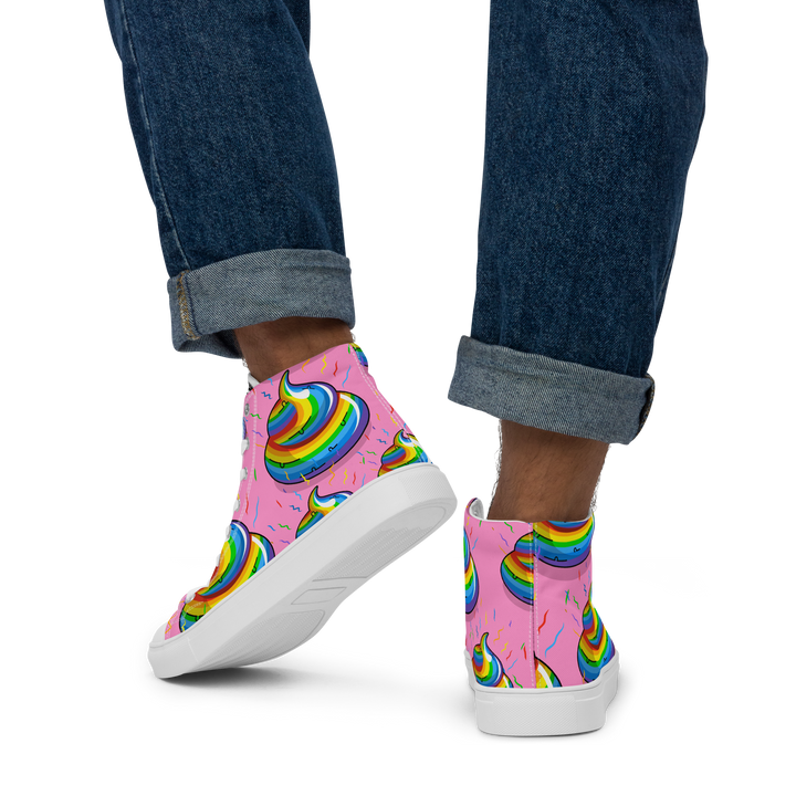 Sneakers alte in tela da uomo CACCHINA UNICORN - Gufetto Brand 