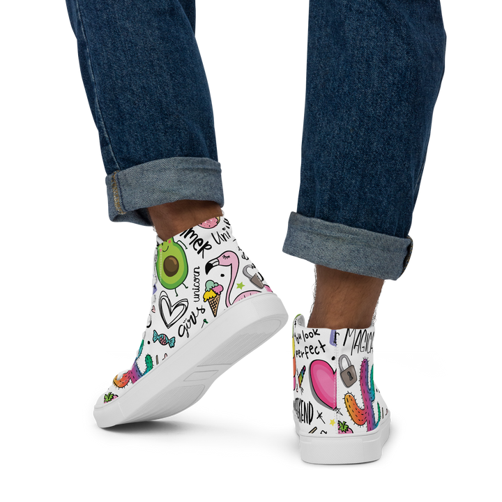 Sneakers alte in tela da uomo UNICORN EDITION - Gufetto Brand 