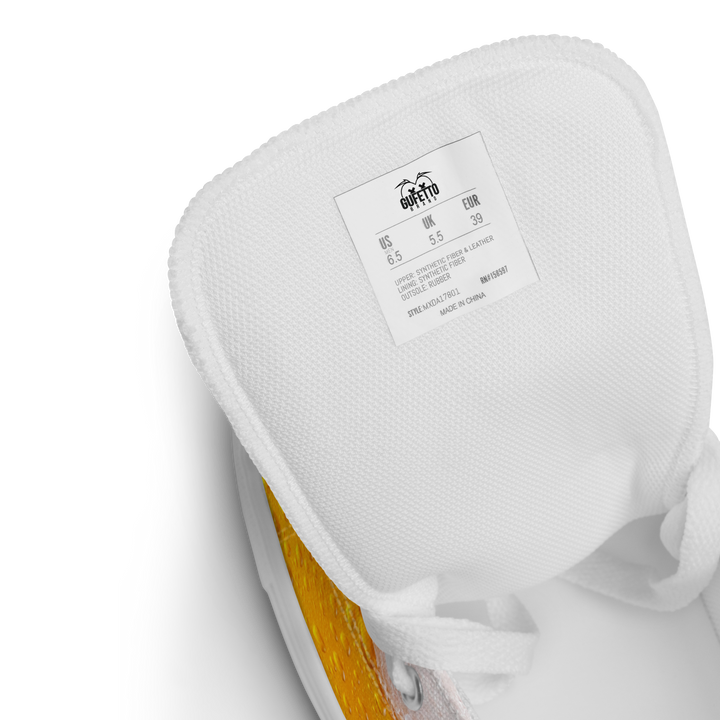 Sneakers alte in tela da uomo BIRRA - Gufetto Brand 
