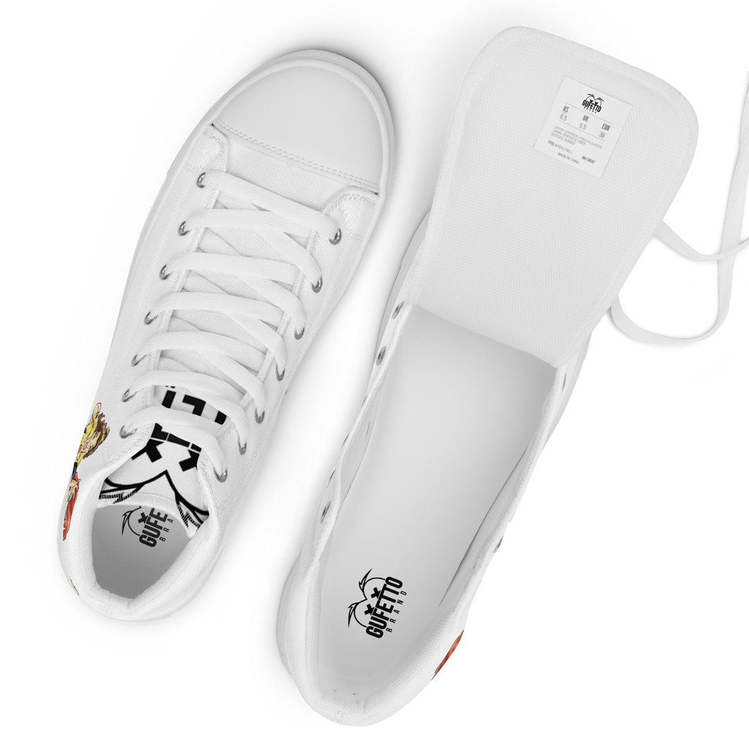 Sneakers alte in tela da uomo PRINCIPESSE 2.0 Limited Edition - Gufetto Brand 
