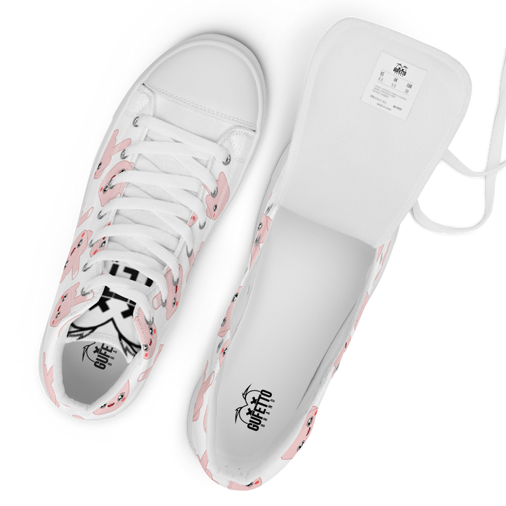 Sneakers alte in tela da uomo F*CK - Gufetto Brand 