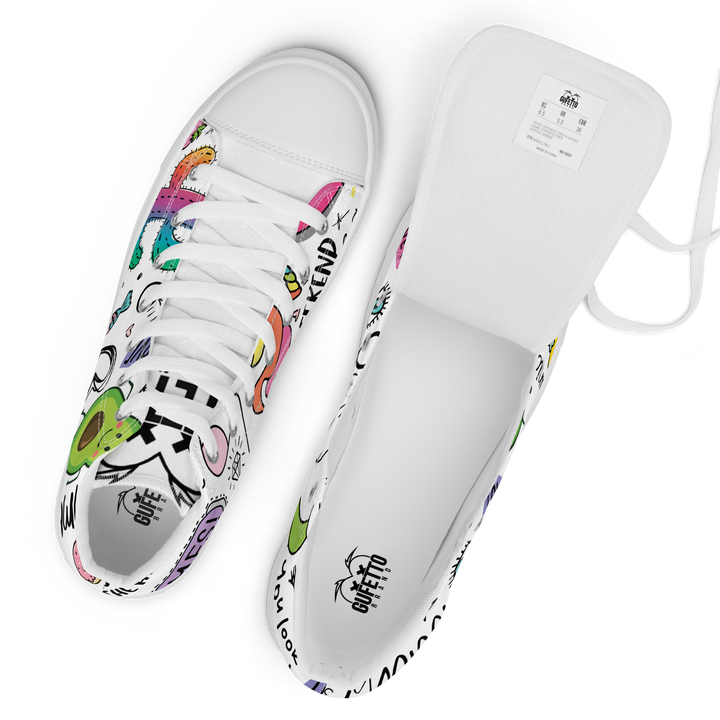 Sneakers alte in tela da uomo UNICORN EDITION - Gufetto Brand 