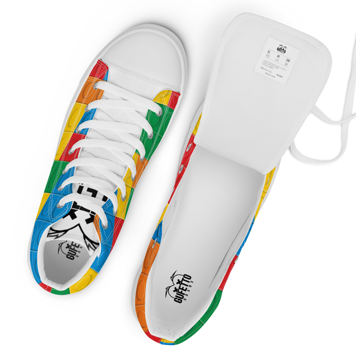 Sneakers alte in tela da uomo LEGO EDITION - Gufetto Brand 